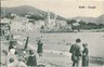 CARTOLINA d'Epoca - GENOVA:  RECCO- SPIAGGIA 1925