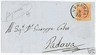 LV003   LOMBARDO VENETO 15 Cents SAS 6 su Busta: BELLA!