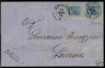 a0662   LEVANTE ITALIANO: Sass 5a coppia su BUSTA - Certificato