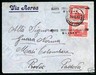 a0683   SOMALIA: Sassone 222 COPPIA SU BUSTA: ANNULLO HARRAR