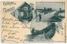 06611  CARTOLINA d'Epoca - CHIAVARI: SALUTI - 1900!