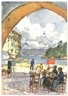 CARTOLINA d'Epoca - GENOVA:  Portofino - ILLUSTRATA