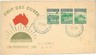 GASTRONOMY  FOOD  FARM ANIMALS -  FDC COVER -  AUSTRALIA 1953