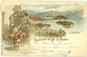 CARTOLINA d'Epoca - COMO : LAGO DI COMO : GRUSS AUS 1898