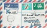 24105 - BECHUANALAND -  Registered COVER to INDIA 1953 - BIRDS
