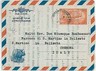 airplanes ANIMALS: AEROGRAMME - INDIA to ITALY 1970