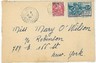 14788  NOUVELE CALEDONIE: COVER TO USA 1935 - BOATS