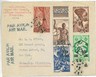 14762    AFRIQUE EQUATORIAL  : AIRMAIL COVER TO THE USA 1934 - FISHING - BIRDS