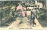 HONG KONG - VINTAGE POSTCARD - ETHNIC: TRAVELING in SEDAN CHAIR