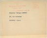 GASTRONOMY : SUGAR -  AUTOMATIC POSTMARK on COVER -  FRANCE 1944