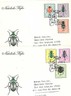 INSECTS - 2 FDC COVER : GERMANY DDR 1968