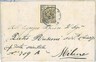 LOMBARDO VENETO - Sass 7 su BUSTA : VERONA 1850 - annullo PORTALETTERE in ROSSO