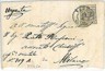 LOMBARDO VENETO - Sass 7 su BUSTA : VERONA 1850 - annullo PORTALETTERE in ROSSO
