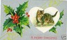 VINTAGE POSTCARD: GATOS - GATTI - CATS - CANI - XMAS