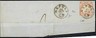 a1414  PROVINCIE NAPOLETANE Sassone 21e su FRAMMENTO grande