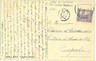 TUNISIA   POSTAL HISTORY - card  with Italian Paquebot postmark CITTA DI TRIESTE