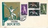SPORT: HORSE RIDDING & PELOTA VASCA : FDC COVER - SPAIN 1960