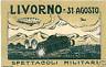 AER009  CARTOLINA d'Epoca: AVIAZIONE Zeppelin: LIVORNO - BELLA!