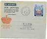 12272 - SAINT LUCIA  - POSTAL HISTORY - AEROGRAMME  Birds EAGLES  1951
