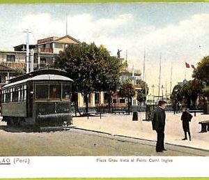 24803 - PERU  -  Vintage Postcard - Callao - Plaza Grau
