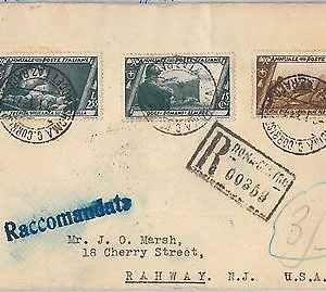 53913 - ITALIA REGNO - Storia Postale: Sass 338 + altri su BUSTA in TARIFFA 1933