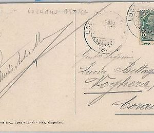 53918 - ITALIA REGNO - Storia Postale: Sass 81ia ISOLATO su CARTOLINA 1907