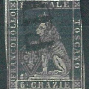 70859  - ANTICHI STATI: TOSCANA Tuscany - Sassone 7  USATO   - BELLO!