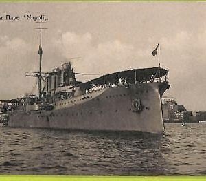 af6956 - ITALY - VINTAGE POSTCARD  Ansichtskarten 1911 - Ships  NAVI "Napoli"