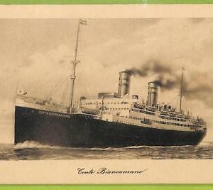 af7019 - Italy - VINTAGE POSTCARD   - SHIP "Conte Biancamano"  NAVI