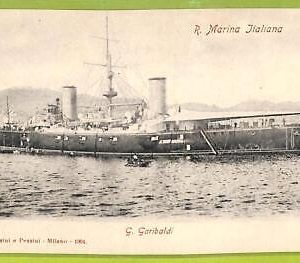 af7033 - ITALY - VINTAGE POSTCARD  Ansichtskarten - SHIP "G.Garibaldi"  NAVI