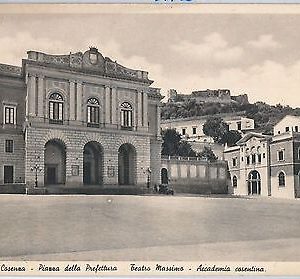 44521  CARTOLINA d'Epoca - COSENZA Città  - PIAZZA PREFETTURA 1938