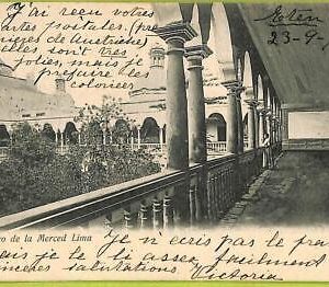 24881  - PERU  -  Vintage Postcard - Lima - 1906