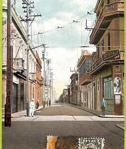 24955  - PERU  -  Vintage Postcard - Lima - Calle Mineria