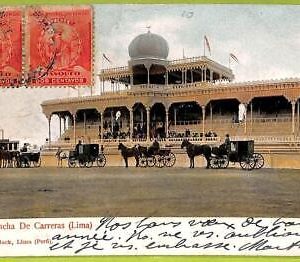 aa4141  - PERU  -  Vintage Postcard - Lima - La Cancha De Carreras