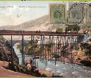 aa4145  - PERU  -  Vintage Postcard - Checacupe - 1915