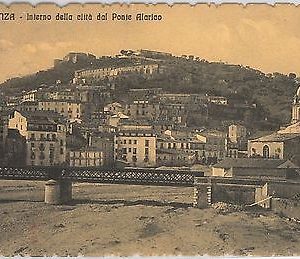 44527    CARTOLINA d'Epoca - COSENZA Città  - PONTE ALARICO 1912