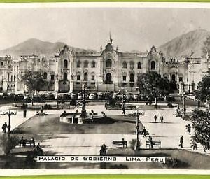 af2286 - PERU  -  Vintage Postcard - LIMA  - Palacio de Gobierno