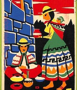 af2306 - PERU  -  Vintage Postcard - Costumes