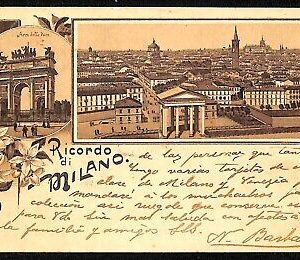 ab2134 - CARTOLINA D'EPOCA - MILANO Città : Arco della Pace