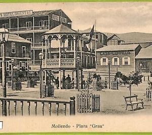 24980  - PERU  -  Vintage Postcard - Mollendo - Plaza "Grau"