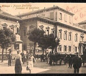 ab2136 - CARTOLINA D'EPOCA - MILANO Città : Palazzo di Giustizia
