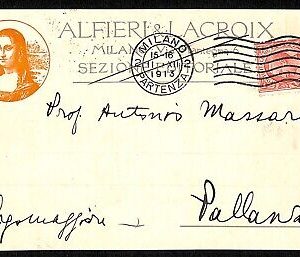 ab2139 - CARTOLINA D'EPOCA - MILANO Città : Pubblicitaria