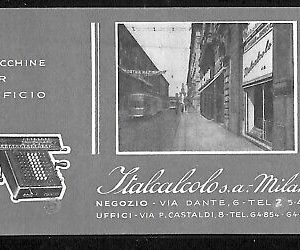 ab2147 - CARTOLINA D'EPOCA - MILANO Città : Pubblicitria