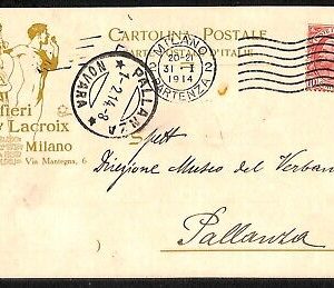 ab2148 - CARTOLINA D'EPOCA - MILANO Città : Pubblicitaria