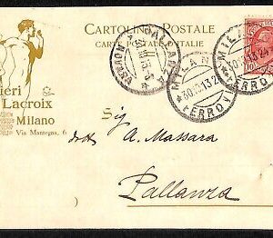 ab2149 - CARTOLINA D'EPOCA - MILANO Città : Pubblicitaria