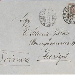 53934 - ITALIA REGNO - Storia Postale:  BUSTA a SVIZZERA 1923