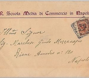 53946 - ITALIA REGNO - Storia Postale:  BUSTA da NAPOLI  1906