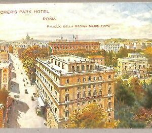 ab0016 - VINTAGE POSTCARD - ROME City: Fischer's park hotel
