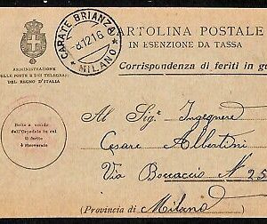 ab2167 - CARTOLINA D'EPOCA - MILANO Città : Pubblicitaria