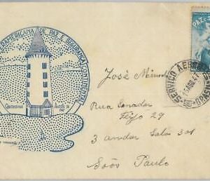 74403 - BRAZIL - POSTAL HISTORY - FDC COVER 1947 Peace & Security - RARE! maps